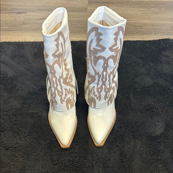 Azalea Wang Esperanza Cowboy Boot Size 9 - Picture 3 of 11